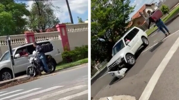 Simpele woordenwisseling mondt uit in heerlijke road rage