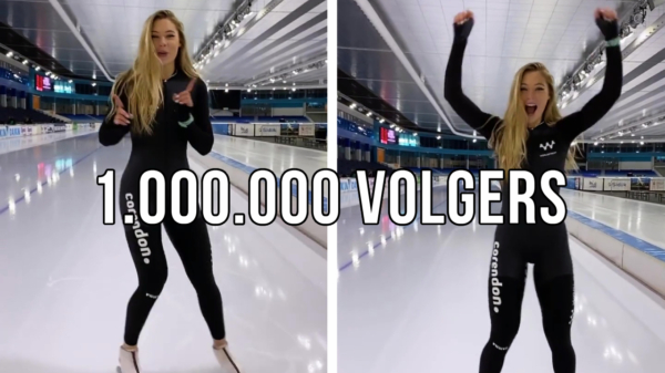 Jutta Leerdam viert een miljoen volgers op Instagram met een paar heerlijke moves