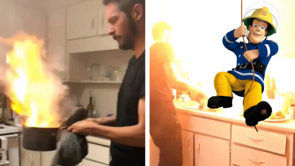 Het Thanksgiving-diner kende een nogal vlammende finale