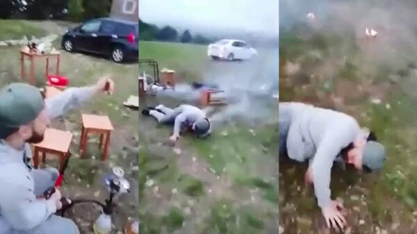 Russische barbecuekoning drift feestje helemaal naar de godver