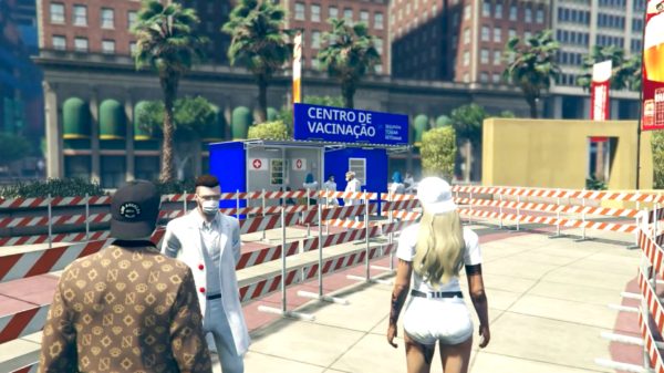 Spelers van de Braziliaanse versie van GTA 5 kunnen zich nu in-game laten vaccineren