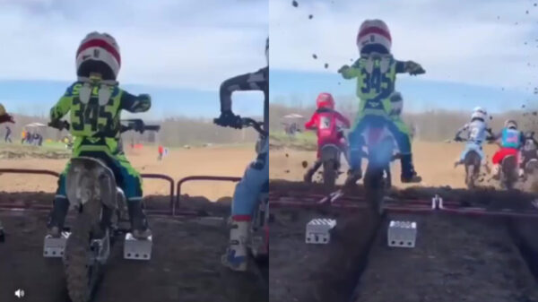 Klaar voor de start.... Woeps