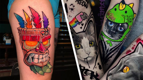 Liefhebbers van tatoeages komen weer volledig aan hun trekken (236)