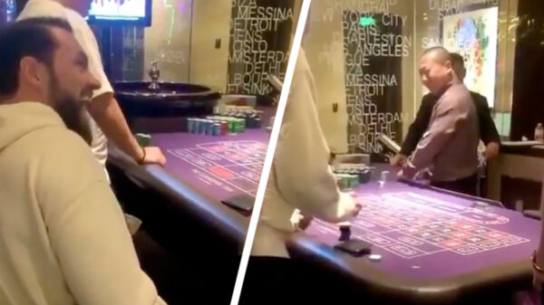 Joel Beukers wint 18 ruggen door 500 dollar op één nummer bij roulette in te leggen in Vegas