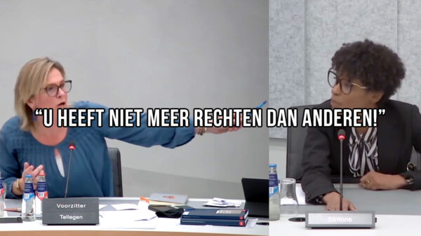Sylvana Simons krijgt flink op d'r falie van voorzitter Tellegen tijdens emancipatiedebat