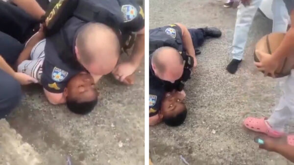 13-jarige jongen in wurggreep genomen door Amerikaanse politieagent