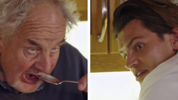 Boer neemt een hap uit extreem ranzige pan en Koen Kardashian gaat bijna over zijn nek