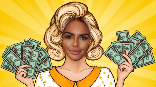 Beau Monde nogal uitgeschoten met de Photoshop-filters voor hun Sarah van Soelen-cover