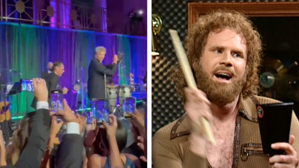 Will Ferrell ging op het podium bij Marc Anthony weer ouderwets los met zijn cowbell
