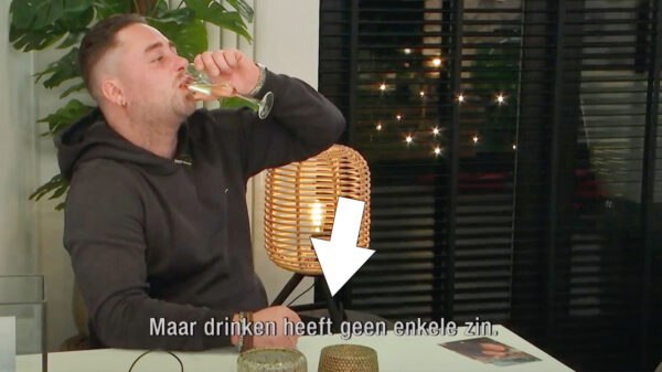 Deelnemer LLDL heeft iets te diep in het glaasje gekeken en zet toepasselijk nummer op
