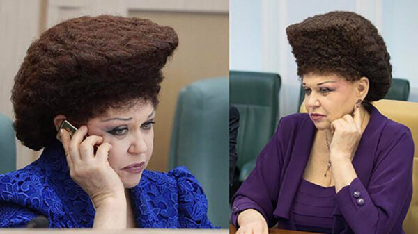 Vreemde figuren tonen weer vol trots hun belachelijke kapsels