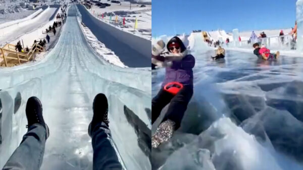 Opeens heb je het: je wil van een ijsglijbaan knallen!