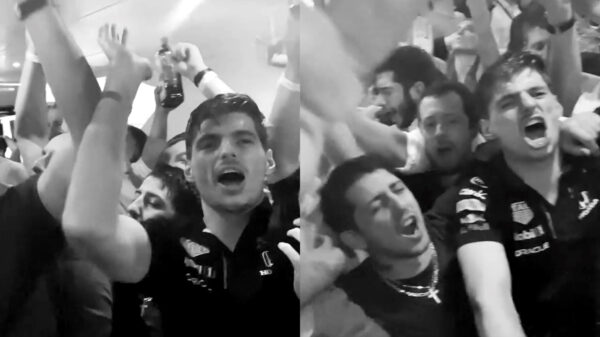 Alle remmen los bij Max Verstappen tijdens zijn afterparty in Abu Dhabi