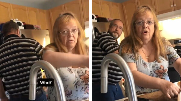 Pa gaat stuk als moeder wordt getrold met flauw grapje voor de sfeer