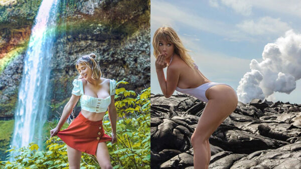 De bloedhete Sara Underwood houdt van vakanties en we zijn er ook aan (haar) toe