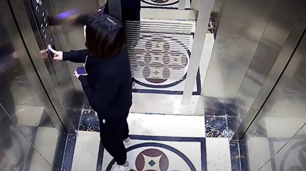 Chinese bolleboos behoorlijk verward dankzij lift met twee deuren