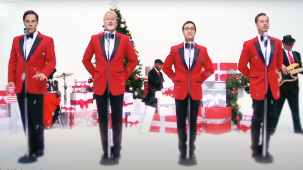 Rutte, van Dissel, de Jonge en Gommers zingen dankzij deepfake samen White Christmas