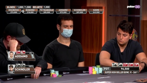 Pokerspeler Michael Addamo wint $150.000 met de ziekste bluf van het jaar!