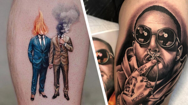 Liefhebbers van tatoeages komen weer volledig aan hun trekken (238)