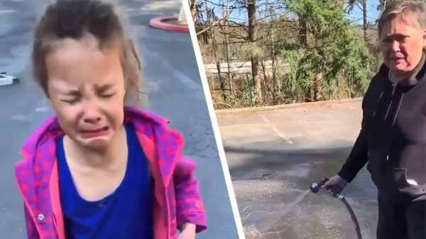 Uit de oude doos: Karen is duidelijk geen fan van stoepkrijt