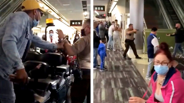 Agent belandt in een enorme knokpartij op het vliegveld van Miami