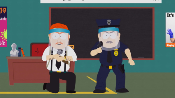 South Park gaat er weer eens ouderwets met het gestrekte been in