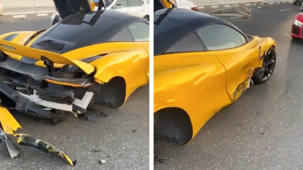 Max Verstappikov slaagt er niet in om te pronken met zijn gehuurde McLaren