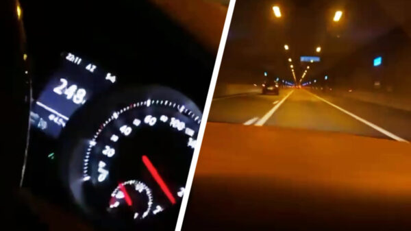 Haastige mannen knallen met 250 km/u over de vluchtstrook op de ring Utrecht
