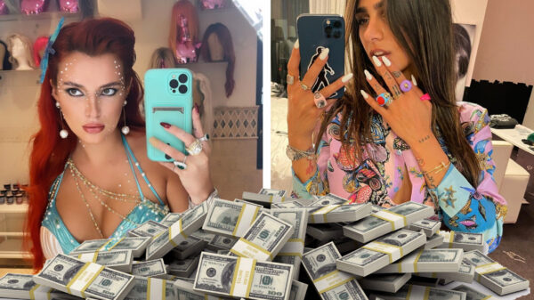 Zoveel knaken harkten de grootverdieners op OnlyFans binnen in 2021