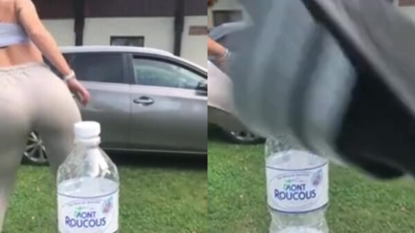 Niet elke Bottle Cap Challenge verloopt even lekker