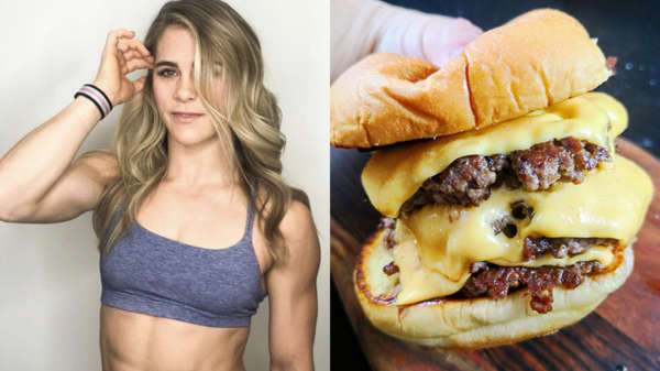 Strakke fitgirls en vette hamburgers blijken een perfecte combinatie (5)