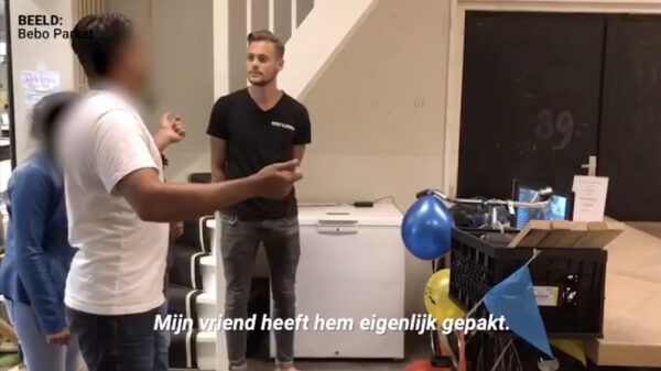 Epic: bedrijf lokt winkeldief in de val door hem een fiets te laten winnen!