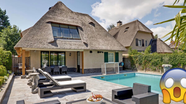 Deze Villa in Hank heeft een zwembad met een kleine 'verrassing' voor de liefhebbers