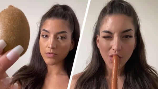 Bij wedstrijdeter Leah Shutkever weet je zeker dat ze alles zonder kauwen doorslikt