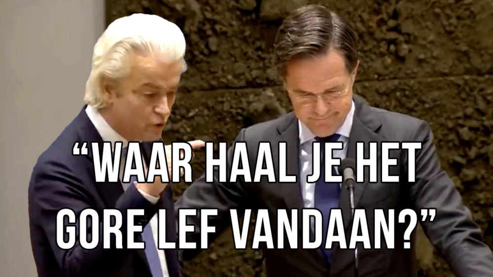 Keiharde clash in de Tweede Kamer tussen Geert Wilders en Mark Rutte over Soumaya Sahla