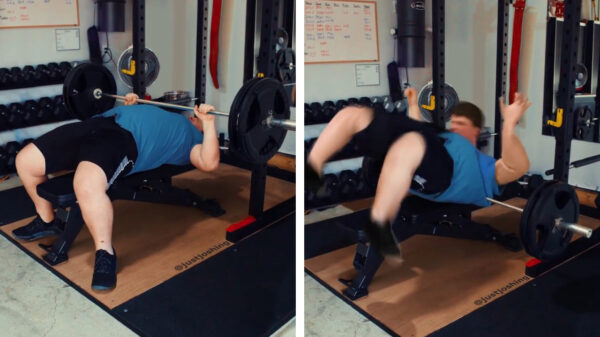 Gewichtheffer ondervindt maar weer eens hoe gevaarlijk sporten is