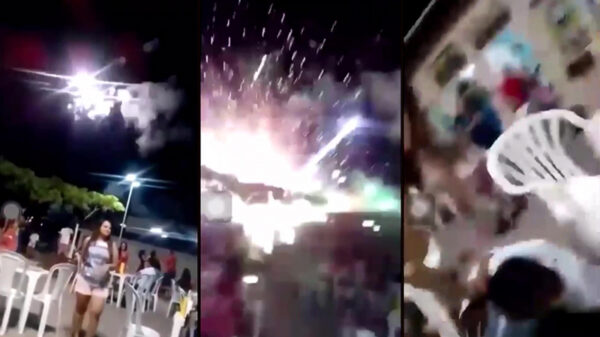 Vuurwerkshow explodeert veel eerder dan de bedoeling was