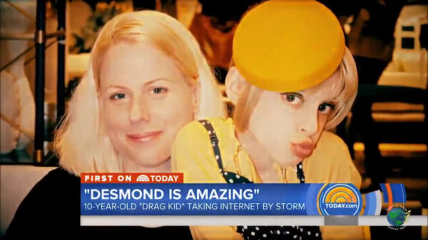Ouders moedigen hun 10-jarige zoon aan om een drag queen te worden