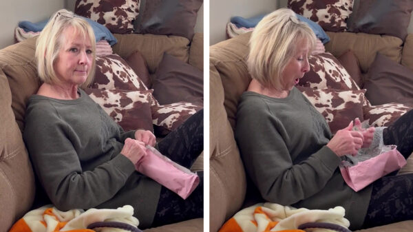 Eindbaas heeft een behoorlijk gewaagd cadeautje voor zijn schoonmoeder meegenomen