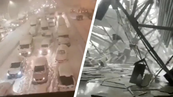 Ondertussen, in Istanbul: sneeuwstorm des doods zorgt voor totale chaos