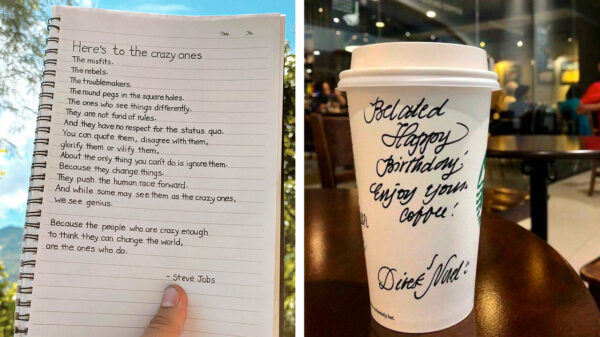 40 OCD-voorbeelden van perfecte handschriften waar je jaloers op bent