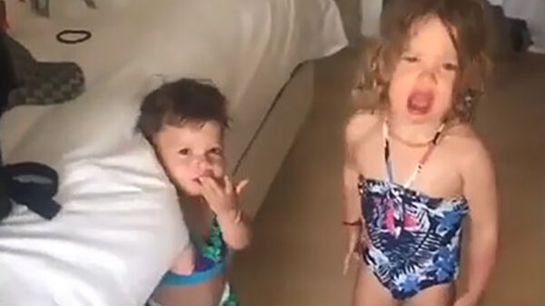 Als je papa met twee jankende kinderen achterlaat