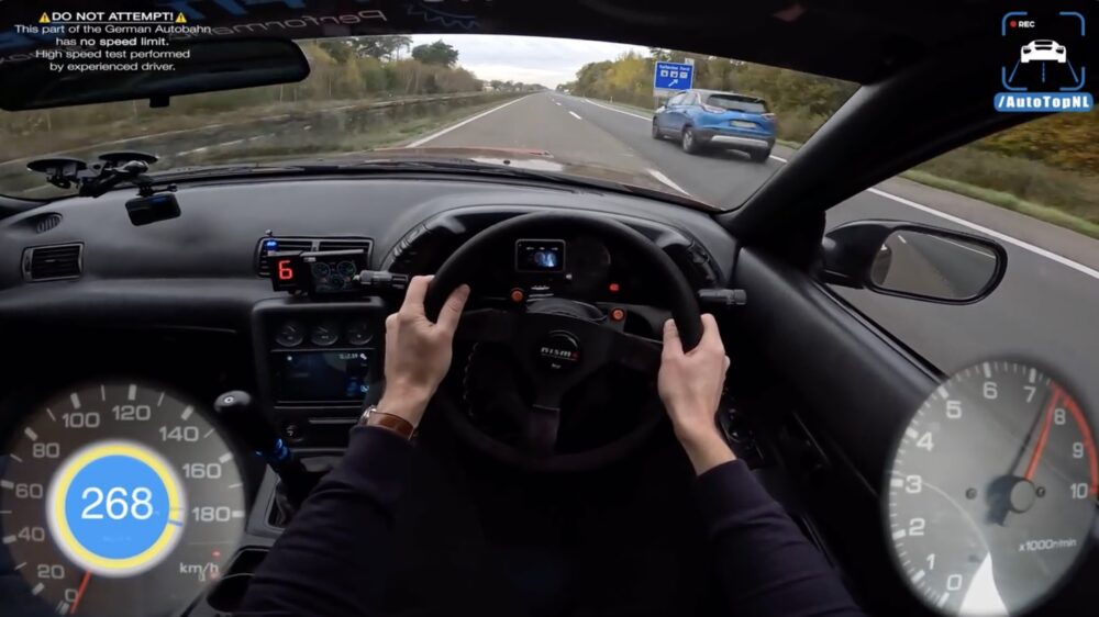 De Autobahn wordt GESLOOPT dankzij de 1000 PK's in deze Nissan GTR R32