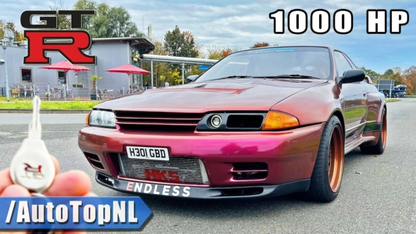 De Autobahn wordt GESLOOPT dankzij de 1000 PK's in deze Nissan GTR R32