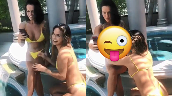 Echte Insta vriendinnen ondersteunen elkaar door dik, rond en dun