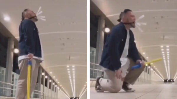 Tijd voor een hilarisch spelletje met een ball gag en wat toeters