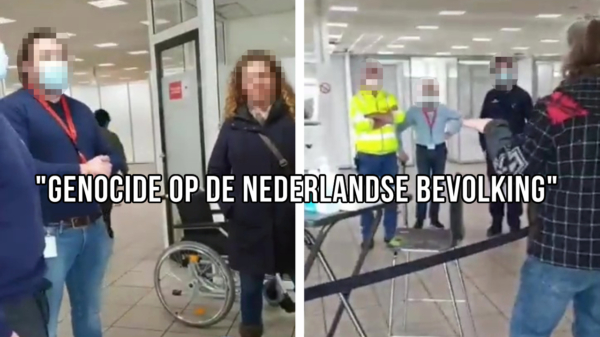 Limburgse wappies stormen GGD in Heerlen binnen, beschuldigen medewerkers van genocide en delen klappen uit
