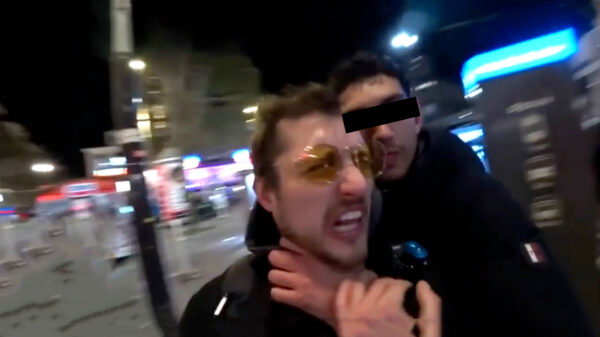 Streamer wordt naar z'n keel gegrepen tijdens een gezellig avondje stappen in Amsterdam