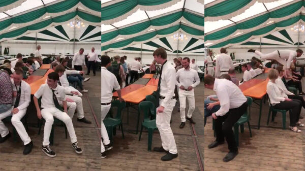 Duitser neemt de stoelendans uiterst serieus