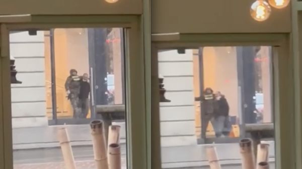 Politie massaal naar Leidseplein wegens gijzeling in Apple Store
